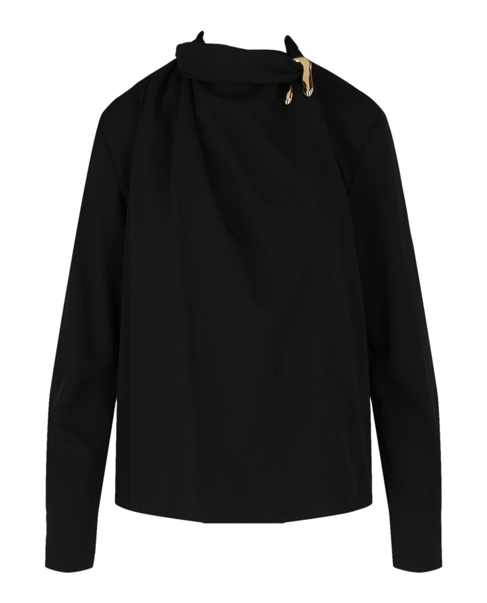 Bottega Veneta Womens Draped Blouse