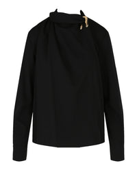 Bottega Veneta Womens Draped Blouse