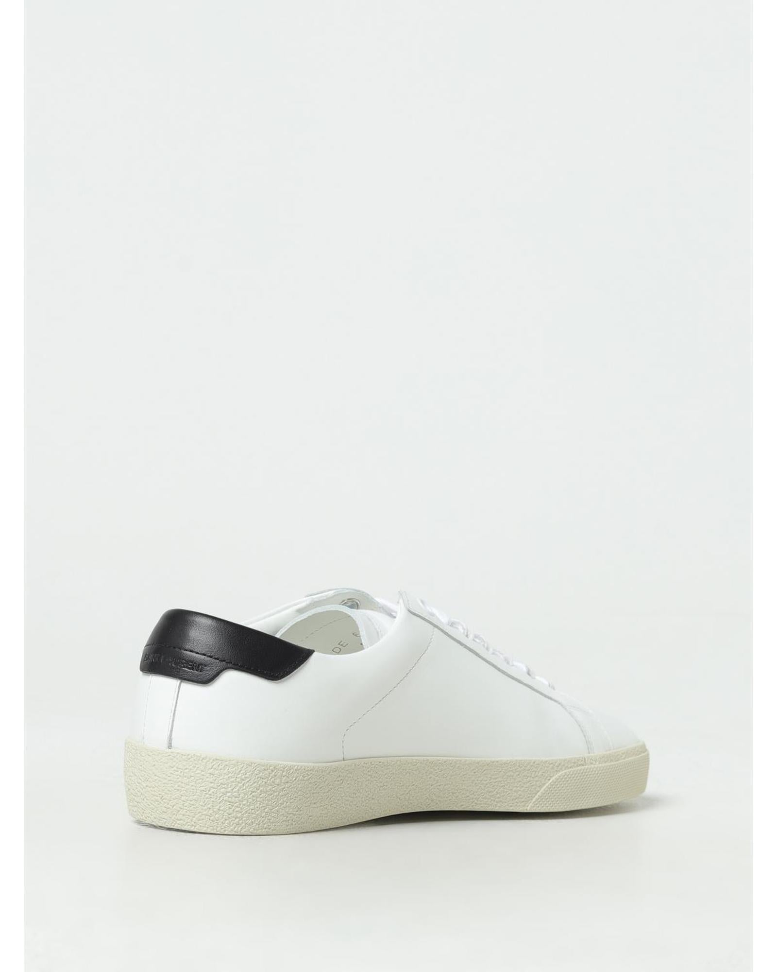Saint Laurent Court Classic SL06 LowTop Sneakers Men White