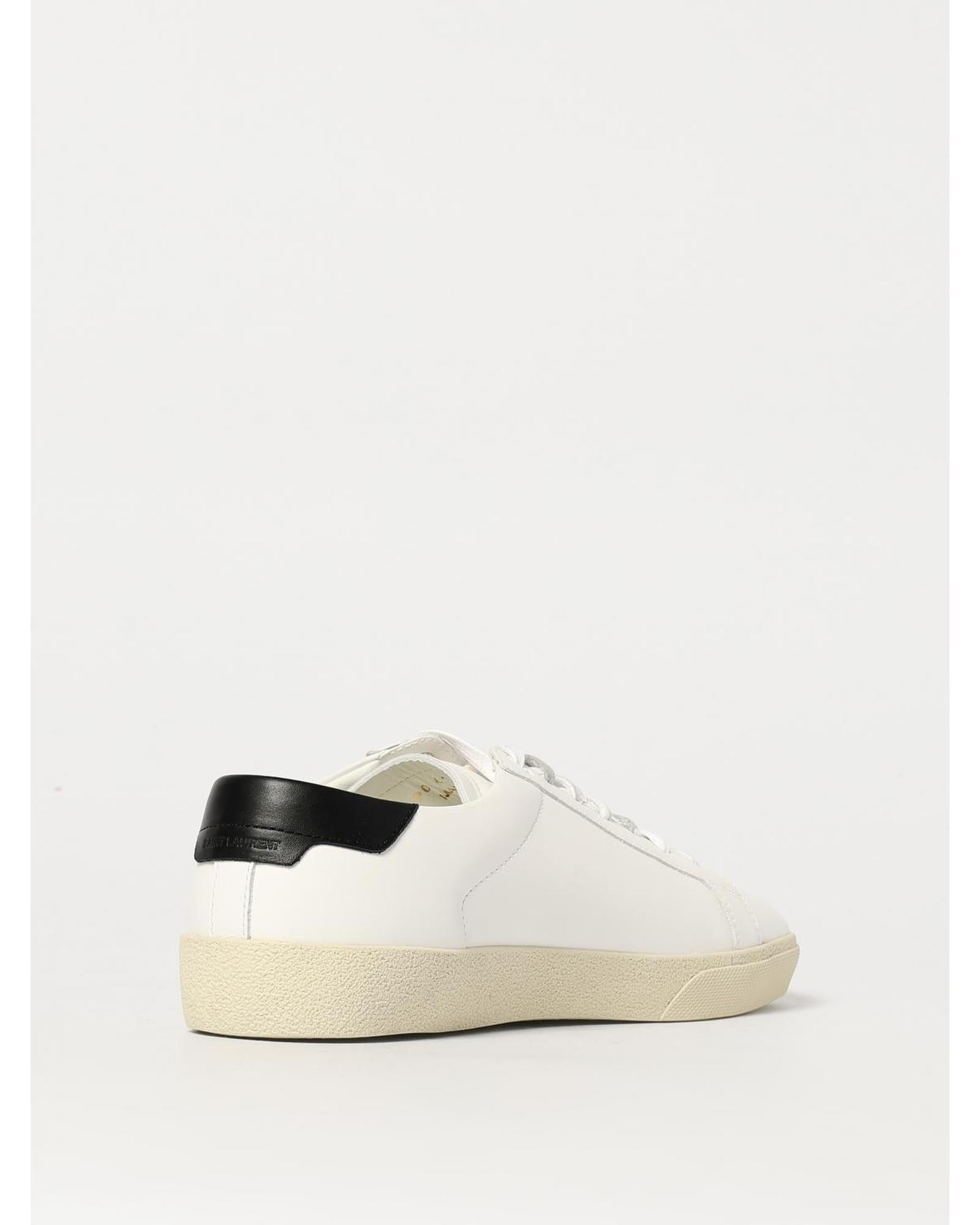 Saint Laurent Court Classic SL06 LowTop Sneakers Men White