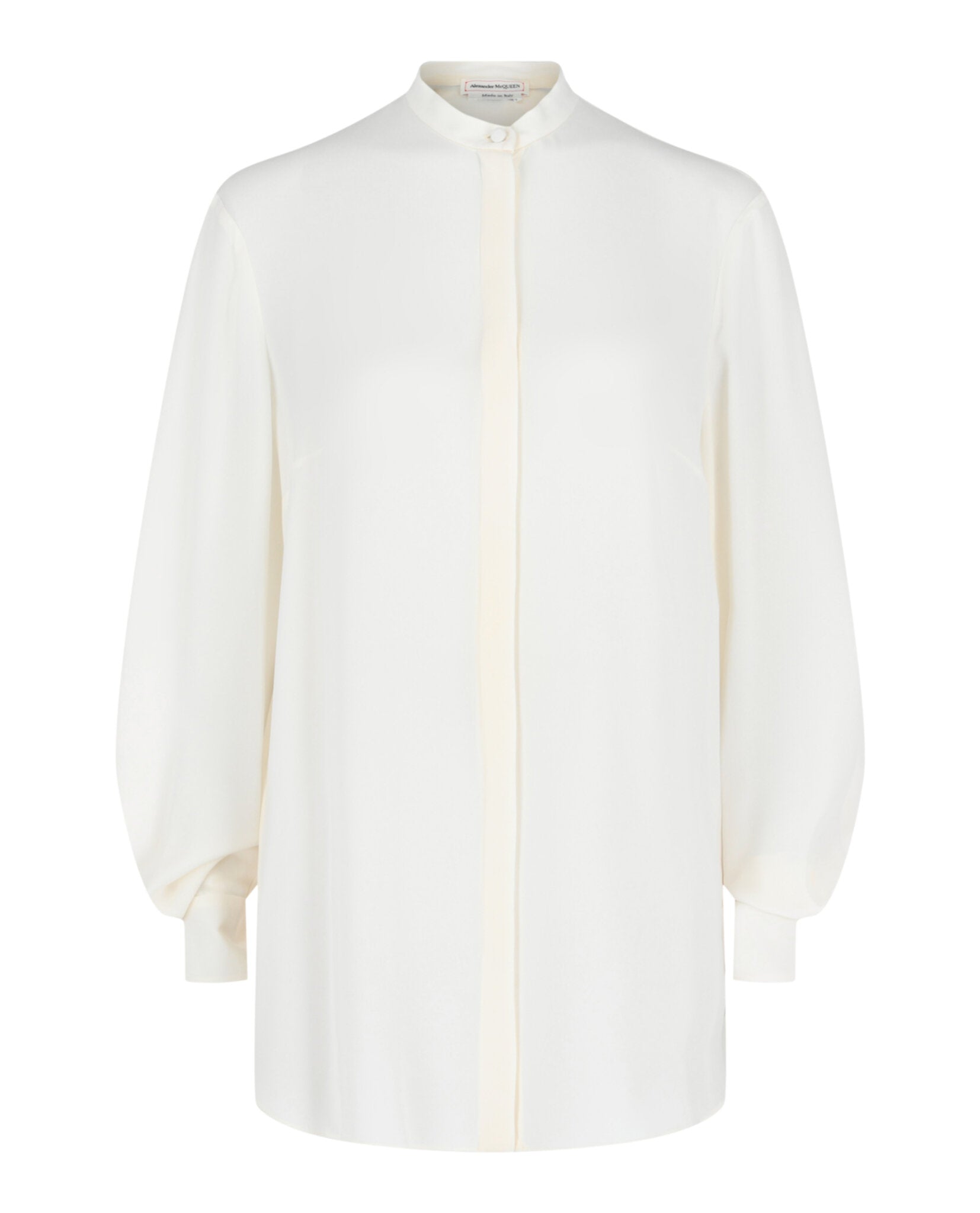 Alexander McQueen Womens Sheer Georgette Blouse