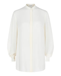 Alexander McQueen Womens Sheer Georgette Blouse