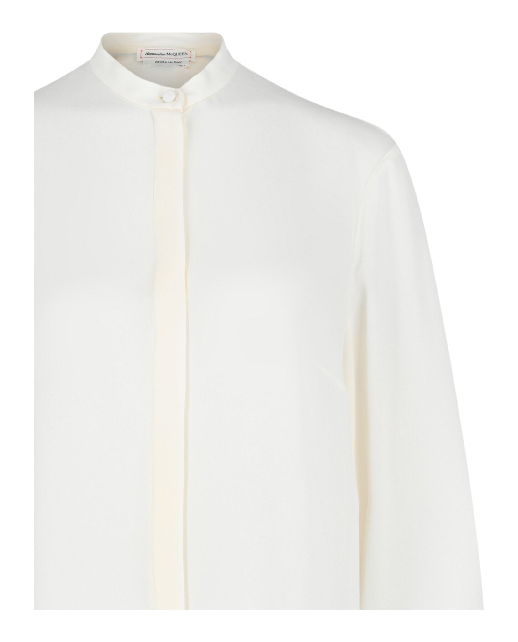 Alexander McQueen Womens Sheer Georgette Blouse