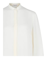 Alexander McQueen Womens Sheer Georgette Blouse