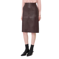 Max Mara Studio Max Mara Studio Timore Leather Pencil Skirt Women