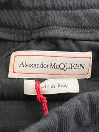 Alexander McQueen Men's Black Cotton Short w/Green Dragon Patch4