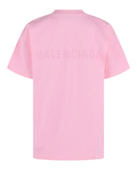 Balenciaga Balenciaga Womens Medium-Fit Tonal Logo T-Shirt