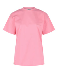 Balenciaga Womens Medium Fit Embroidered BB Logo T-Shirt