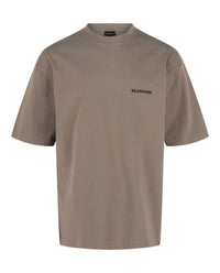 Balenciaga Mens Embroidered Crewneck T-Shirt