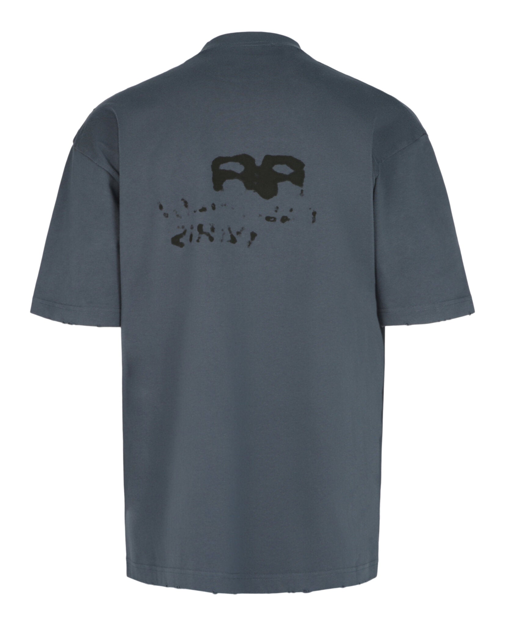 Balenciaga Balenciaga Mens Hand Drawn BB Icon Medium Fit T-Shirt