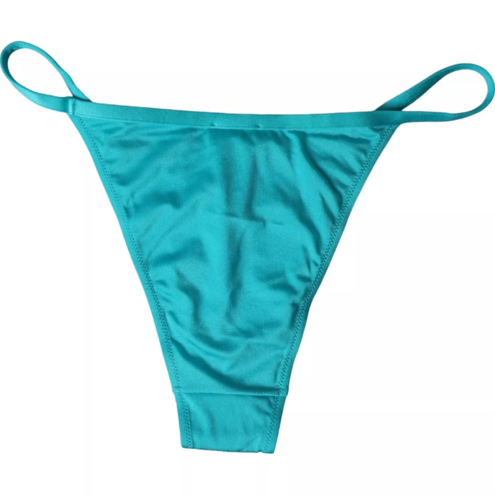 Dolce & Gabbana Blue Green Nylon Beachwear Swimwear Bottom Women's Bikini