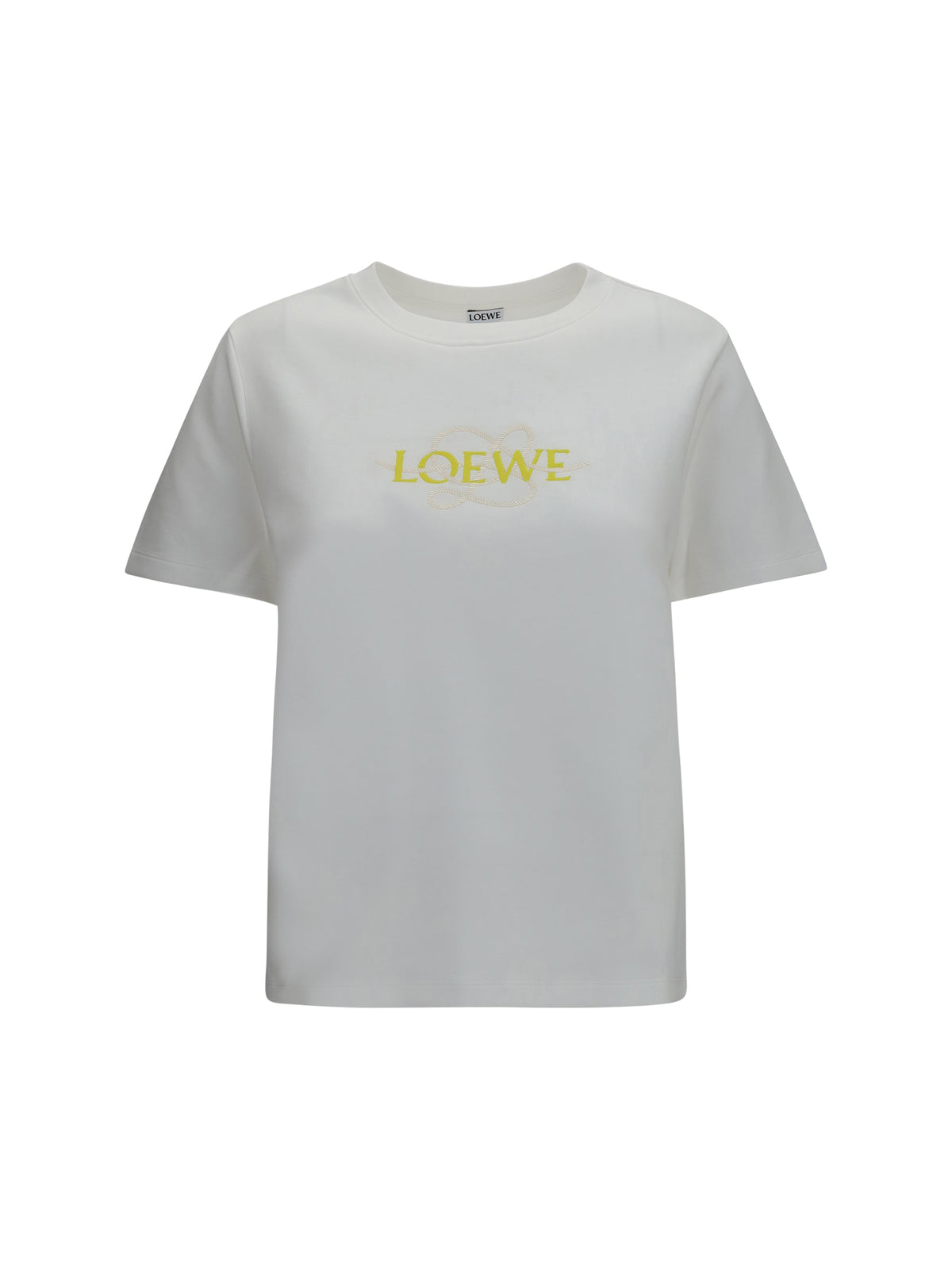 LOEWE Loewe Women Cotton Blend T-Shirt With Embroidered Logo