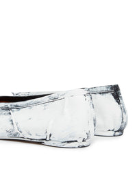 Maison Margiela Maison Margiela Women Hand-Painted Tabi Ballet Flat In Nappa
