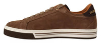 Dolce & Gabbana Brown Suede Logo Low Top Sneakers Men Men's Shoes
