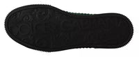 Dolce & Gabbana Green Corduroy High Tops Sneakers Mens Casual Men's Shoes