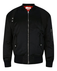 Alexander McQueen Mens Harness Ma-1 Bomber Jacket