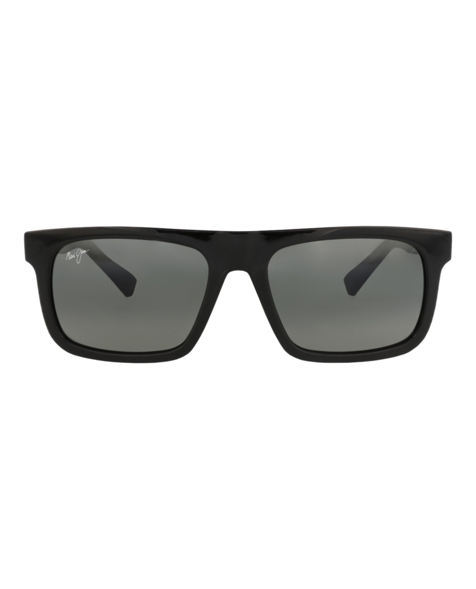 Maui Jim Unisex Square/Rectangle Black Black Grey Fashion Designer Eyewear