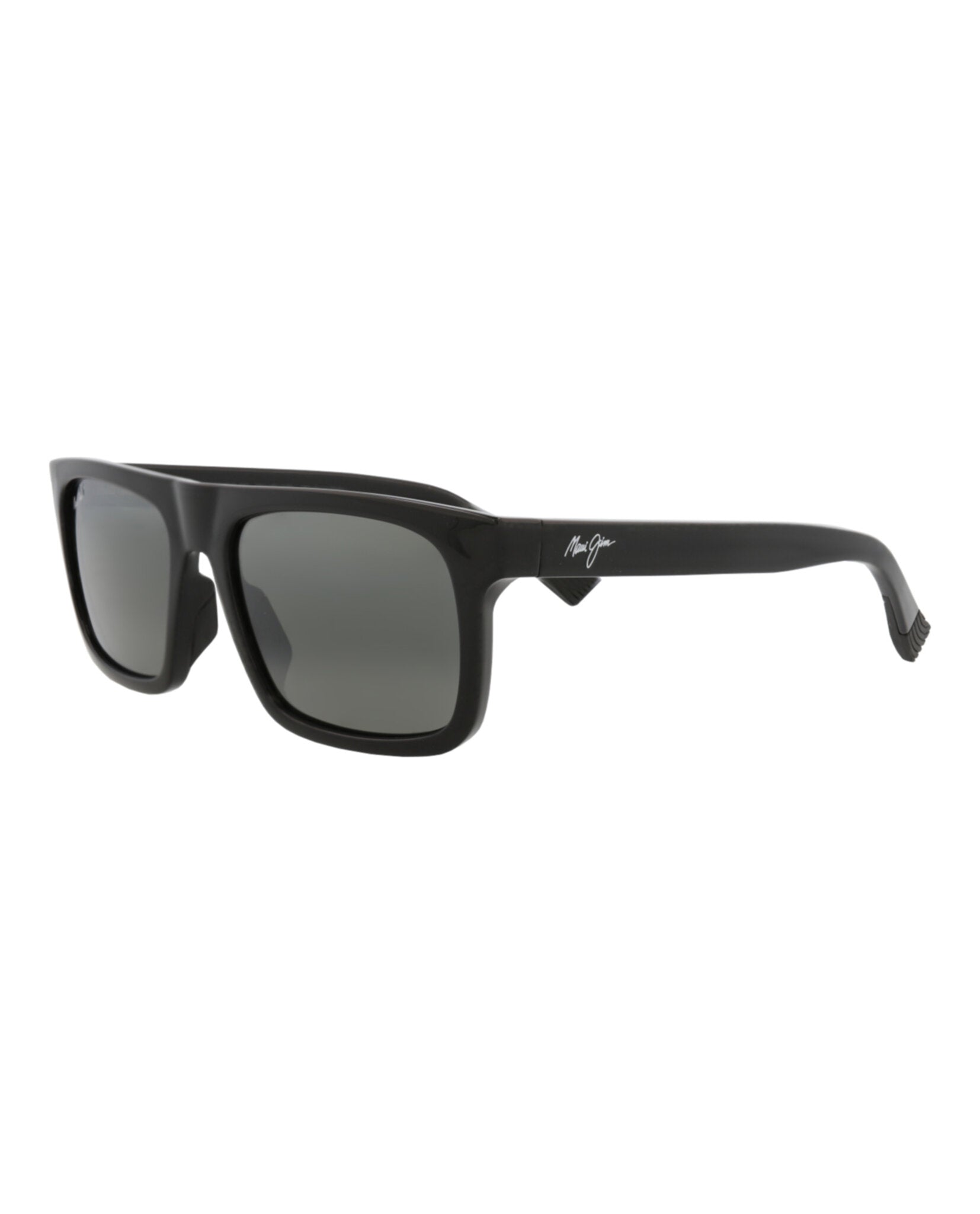 Maui Jim Unisex Square/Rectangle Black Black Grey Fashion Designer Eyewear