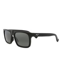 Maui Jim Unisex Square/Rectangle Black Black Grey Fashion Designer Eyewear