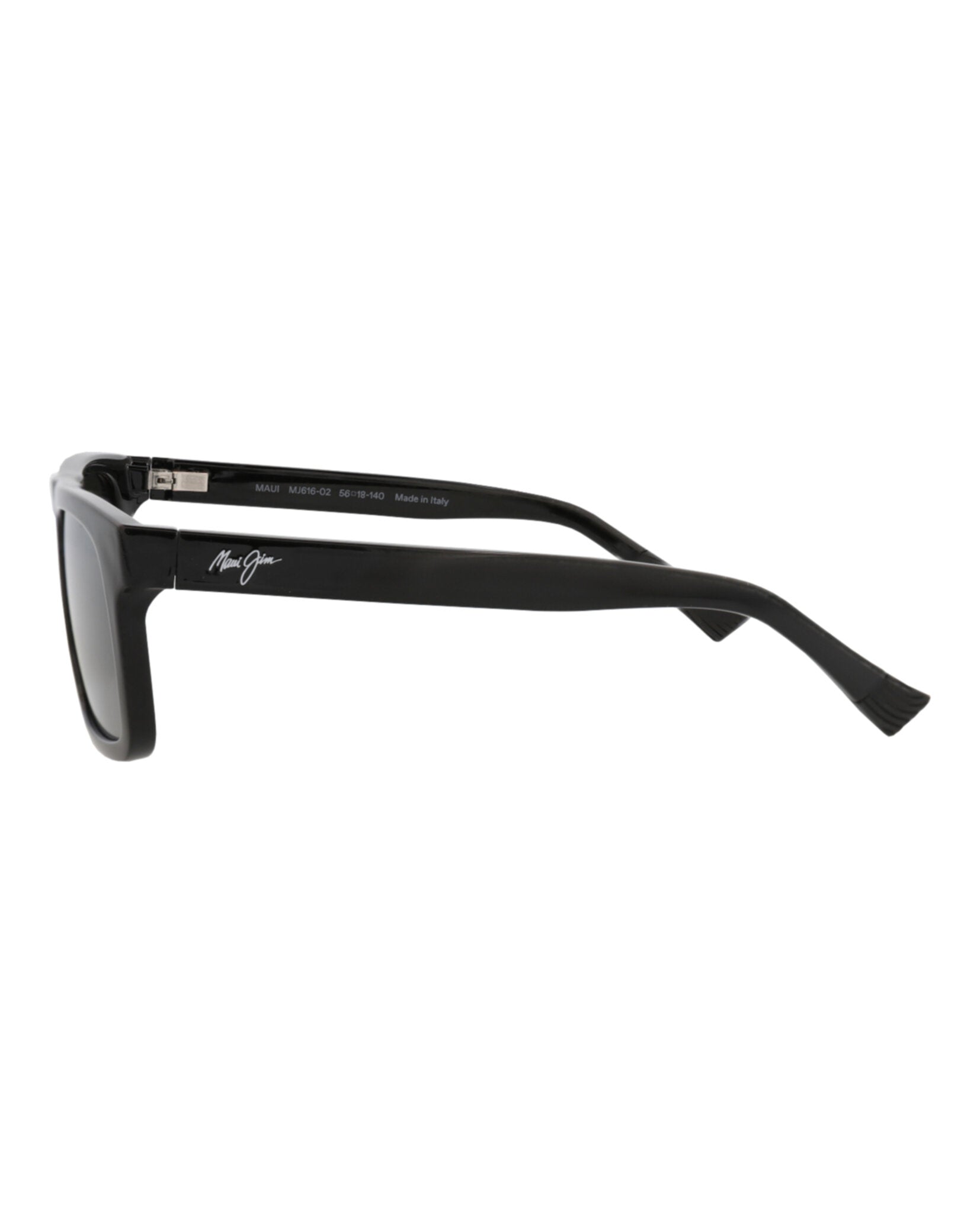Maui Jim Unisex Square/Rectangle Black Black Grey Fashion Designer Eyewear
