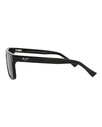 Maui Jim Unisex Square/Rectangle Black Black Grey Fashion Designer Eyewear