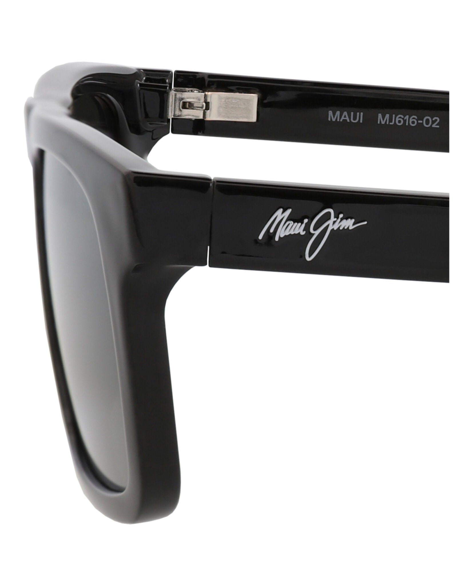 Maui Jim Unisex Square/Rectangle Black Black Grey Fashion Designer Eyewear
