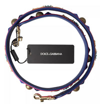 Dolce & Gabbana Dolce & Gabbana Pink Exotic Leather Studded Shoulder Women's Strap