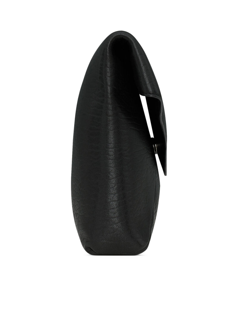 Saint Laurent Saint Laurent Men Large Cassandre Envelope Clutch In Hammered Lambskin