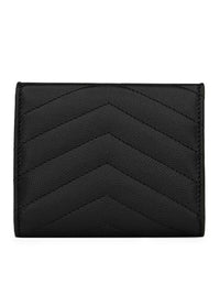 Saint Laurent Saint Laurent Women Cassandre Matelassé Multi-Folded Wallet In Grain De Poudre Embossed Leather