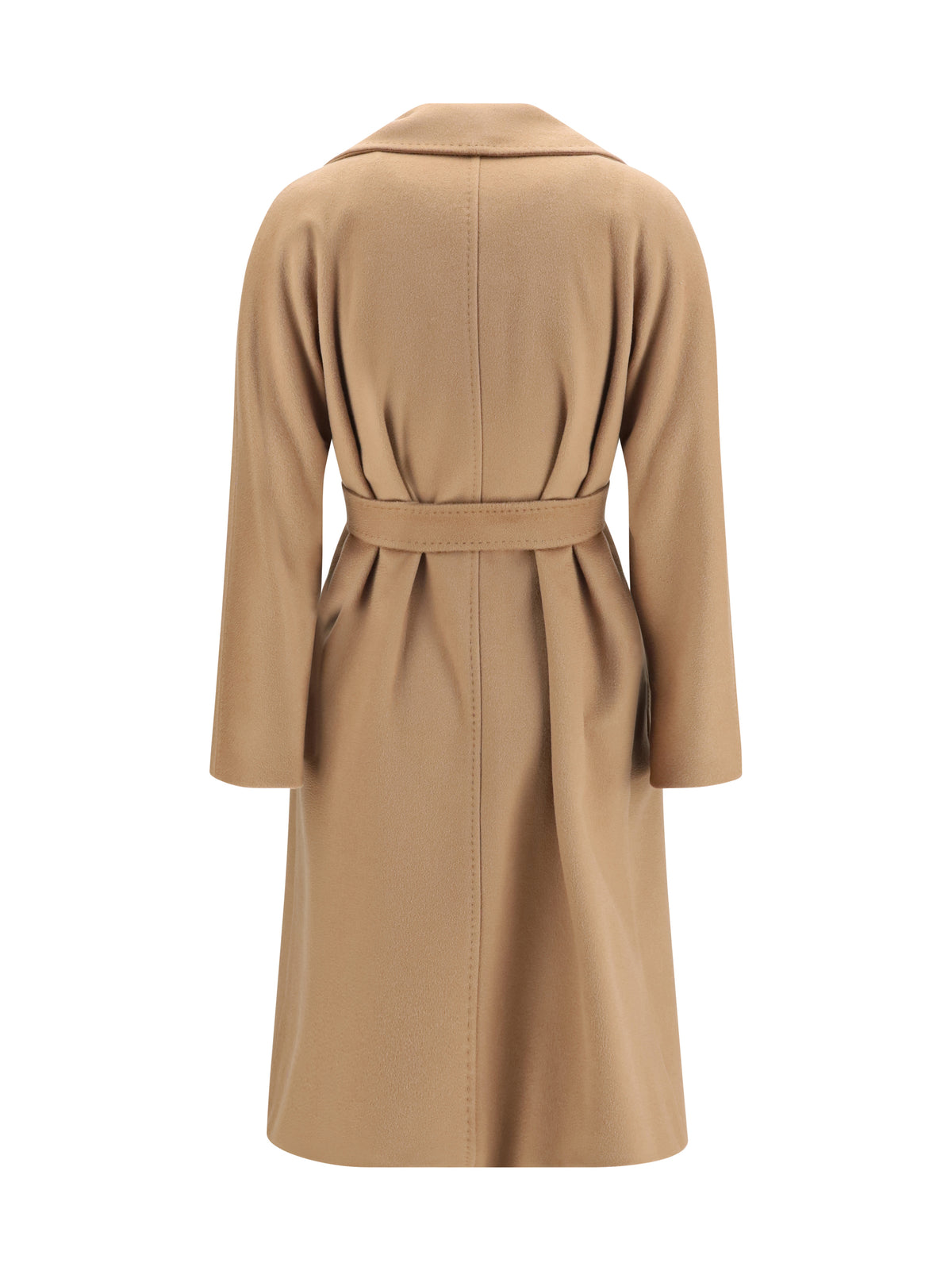 Max Mara Studio Women Wool Coat With Peak Lapels