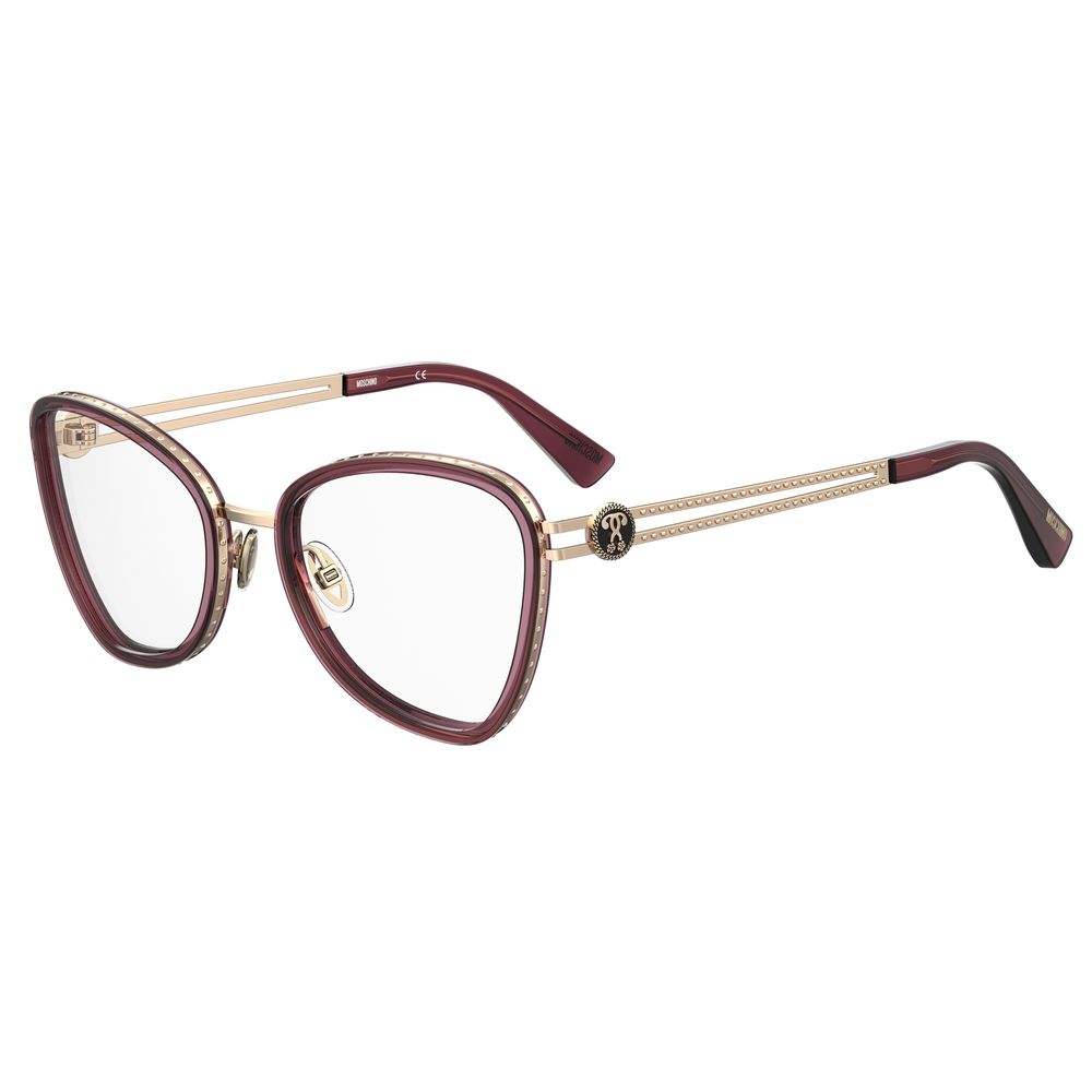 Moschino Moschino Burgundy Metal Women's Frames