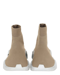 Balenciaga Womens Speed 2.0 Graffiti Knit Sneakers