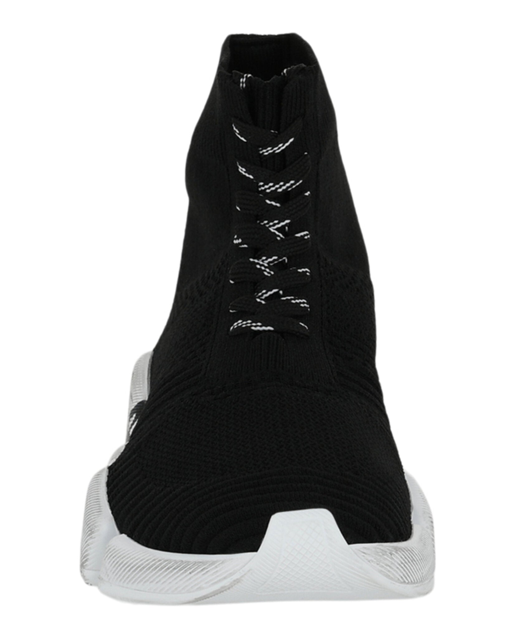 Balenciaga Womens Speed 2.0 Lace-up Graffiti Recycled Knit Sneakers