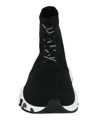 Balenciaga Mens Speed Lace-Up Graffiti Sneakers