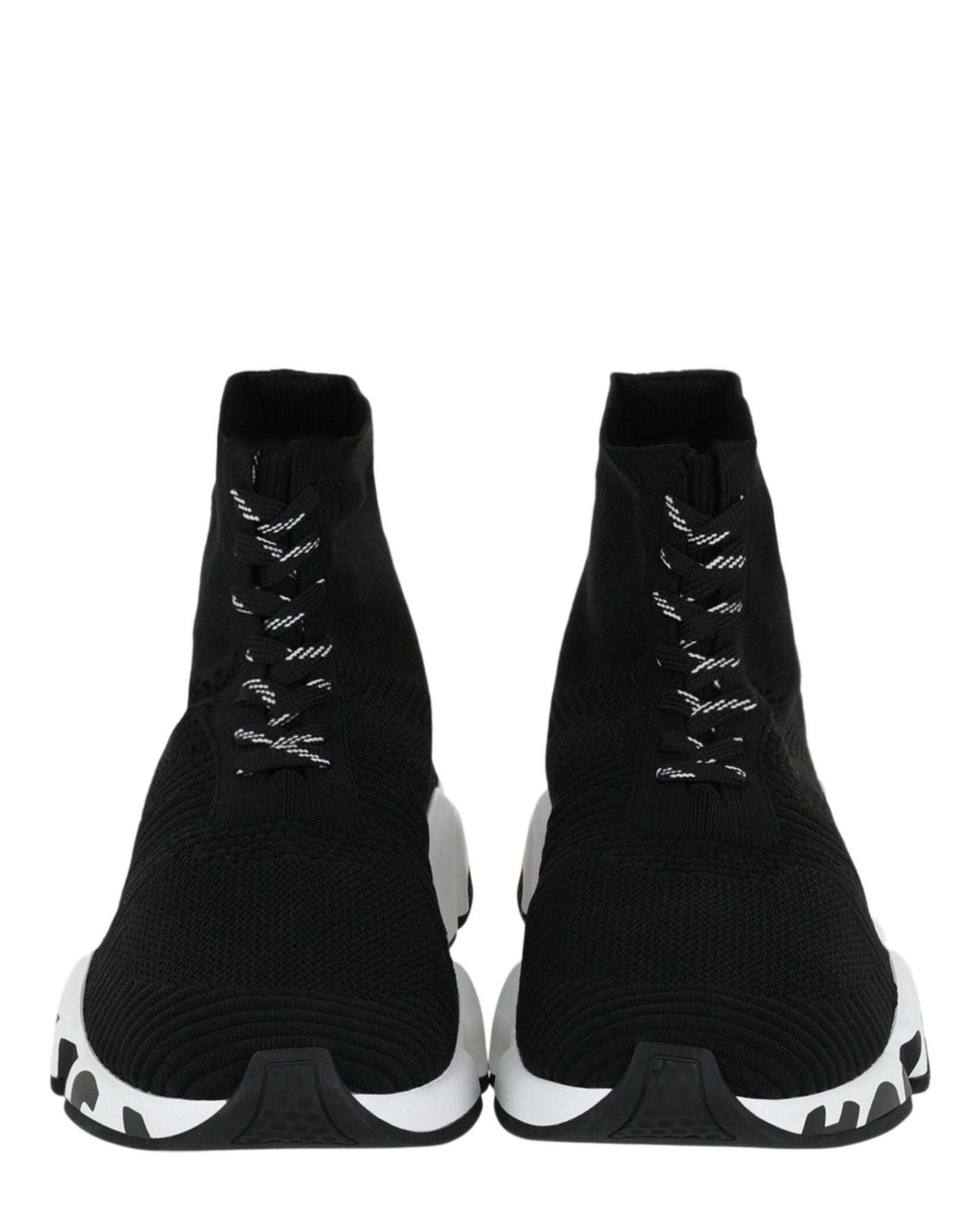 Balenciaga Mens Speed Lace-Up Graffiti Sneakers