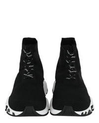 Balenciaga Mens Speed Lace-Up Graffiti Sneakers