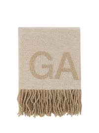 GANNI Ganni Women Fringed Wool Scarf
