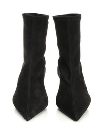 Toteme Women Suede Heeled Boots