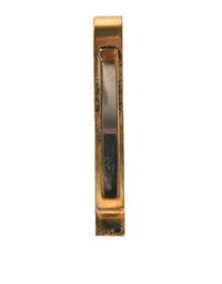 Dolce & Gabbana Dolce & Gabbana Gold Tone Brass Logo Branded Tie Clip Men's Bar