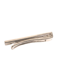 Dolce & Gabbana Dolce & Gabbana Silver Tone Brass Logo Branded Tie Clip Men's Bar