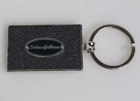 Dolce & Gabbana Dolce & Gabbana Black Leather Logo Metal Ring Keychain Men's Keyring