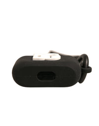 Dolce & Gabbana Dolce & Gabbana Black Silicone Rubber Logo Embossed Airpods  Case
