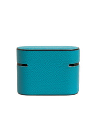 Dolce & Gabbana Dolce & Gabbana Green Leather Metal Logo Plaque Holder Airpods  Case