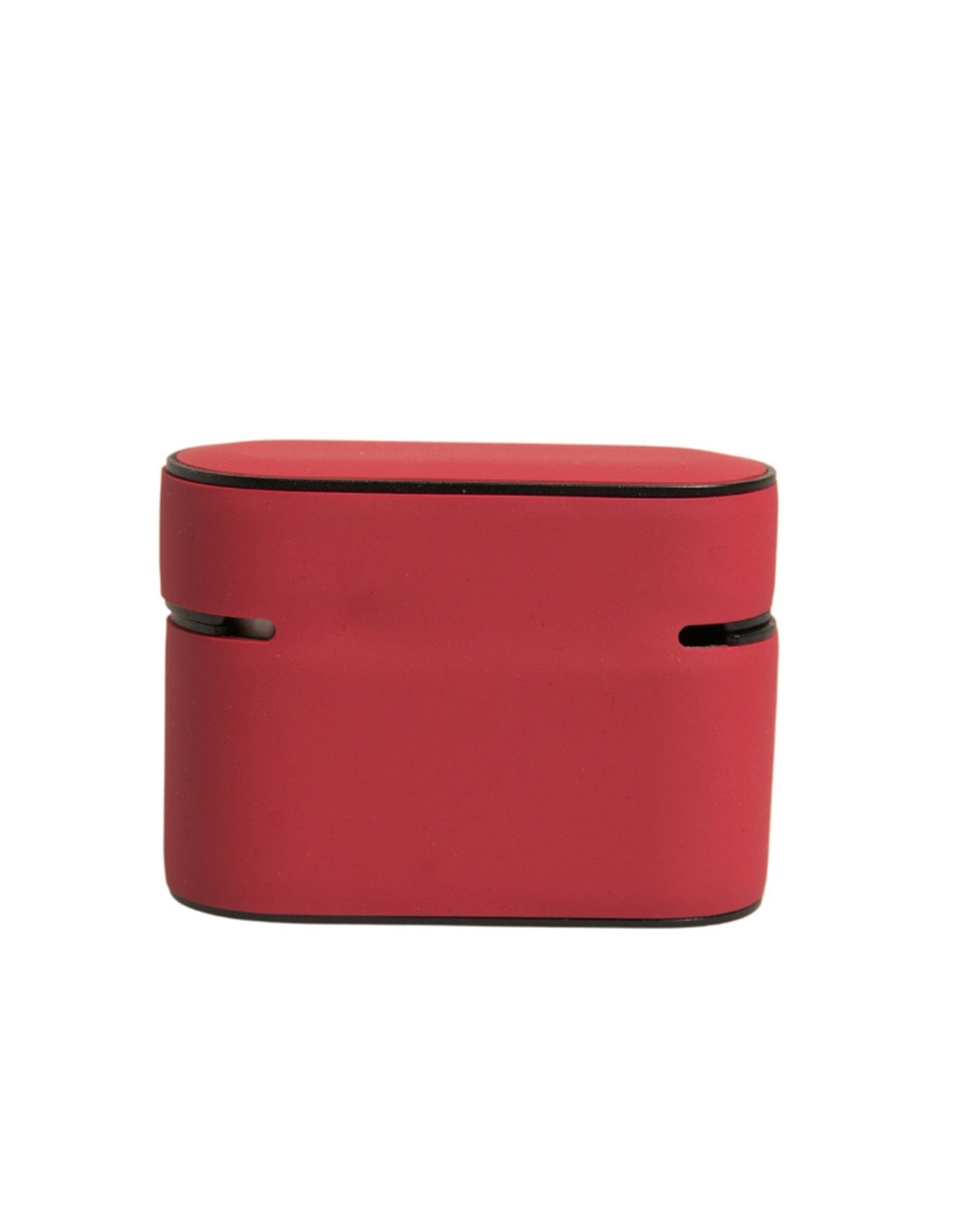 Dolce & Gabbana Dolce & Gabbana Red PVC Embossed Logo Plaque Holder Airpods  Case