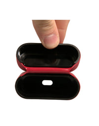 Dolce & Gabbana Dolce & Gabbana Red PVC Embossed Logo Plaque Holder Airpods  Case