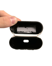 Dolce & Gabbana Dolce & Gabbana White PVC Embossed Logo Plaque Holder Airpods  Case