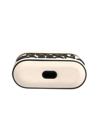Dolce & Gabbana Dolce & Gabbana White PVC Embossed Logo Plaque Holder Airpods  Case