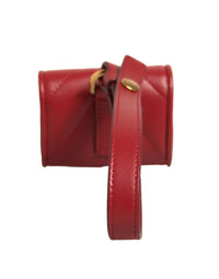 Dolce & Gabbana Dolce & Gabbana Black Leather Devotion Heart Strap Airpod Women's Case