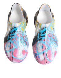 Dolce & Gabbana Multicolor Graffiti Daymaster Sneakers Men's Shoes