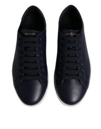 Dolce & Gabbana Blue Low Top Men Saint Tropez Sneakers Men's Shoes